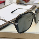 Gucci Fashion Versatile Square Frame Sunglasses Size: 57-17-145