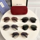 Gucci Couple Fashion Versatile Pilot Sunglasses Size: 50-14-156