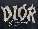 Dior 26SS Fashion Patch Embroidered Logo Short Sleeve Unisex Casual Versatile T-shirt