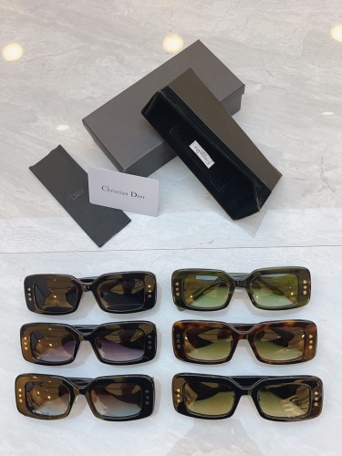 Dior Fashion Versatile Square Frame Sunglasses Size: 52-21-145