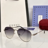 Gucci Couple Fashion Versatile Pilot Sunglasses Size: 50-14-156