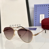 Gucci Couple Fashion Versatile Pilot Sunglasses Size: 50-14-156