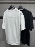 Dior Classic Embroidered Logo Short Sleeve Unisex Casual Versatile T-shirt