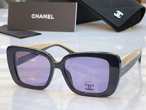 Chanel Fashion Versatile Square Frame Sunglasses Size: 53-17-140