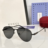 Gucci Couple Fashion Versatile Pilot Sunglasses Size: 50-14-156