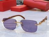 Cartier Fashion Versatile Frameless Sunglasses Size: 61-13-142