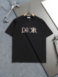 Dior 26SS Fashion Embroidered Flower Logo Short Sleeve Unisex Casual Oversize T-shirt