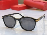 Cartier Fashion Versatile Round Frame Sunglasses Size:53-22-140