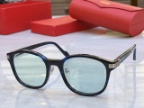 Cartier Fashion Versatile Round Frame Sunglasses Size:53-22-140