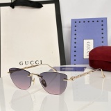 Gucci Couple Fashion Versatile Frameless Sunglasses Size: 55-17-145