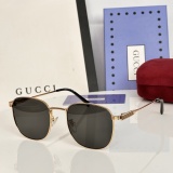 Gucci Couple Fashion Versatile Pilot Sunglasses Size: 45-18-145