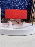 Cartier 2026 Fashion Retro Versatile Frameless Leopard Glasses