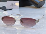 Balenciaga Couple Personalized Fashion Versatile Frameless Glasses Size: 61-17-145