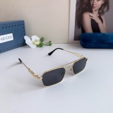 Gucci Couple Fashion Square Frame Sunshade Sunglasses