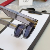 Gucci Fashion Versatile Square Frame Glasses Size: 55-19-145