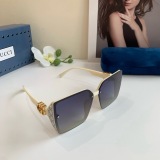 Gucci Couple Fashion Versatile Large Frame Sunglasses