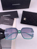 Chanel Fashion Versatile Square Frame Pearl Logo Sunglasses