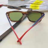 Gucci Fashion Versatile Square Frame Sunglasses Size: 53-18-145