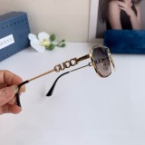 Gucci Couple Fashion Square Frame Sunshade Sunglasses