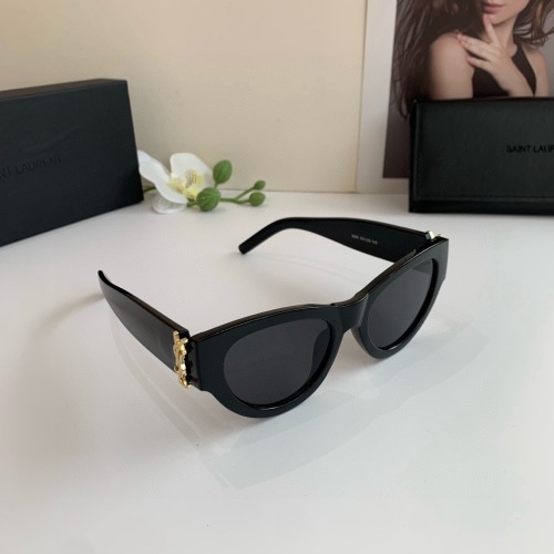 Yves Saint Laurent Couple Fashion Versatile Large Frame Sunglasses