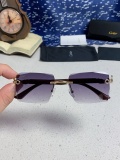 Cartier 2026 Fashion Retro Versatile Frameless Leopard Glasses