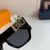 Louis Vuitton Couple Fashion Versatile Square Frame Sunglasses