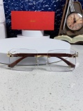 Cartier 2026 Fashion Retro Versatile Frameless Leopard Glasses