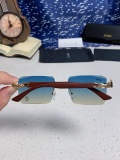 Cartier 2026 Fashion Retro Versatile Frameless Leopard Glasses