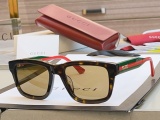Gucci Fashion Versatile Square Frame Sunglasses Size: 53-18-145