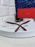 Cartier 2026 Fashion Retro Versatile Frameless Leopard Glasses