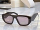 Prada Couple Fashion Versatile Square Frame Glasses Size: 53-20-145