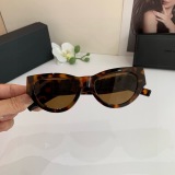 Yves Saint Laurent Couple Fashion Versatile Large Frame Sunglasses
