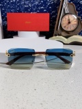 Cartier 2026 Fashion Retro Versatile Frameless Leopard Glasses