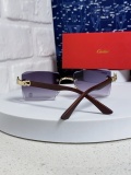 Cartier 2026 Fashion Retro Versatile Frameless Leopard Glasses
