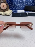 Cartier 2026 Fashion Retro Versatile Frameless Leopard Glasses