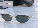 Balenciaga Couple Personalized Fashion Versatile Frameless Glasses Size: 61-17-145