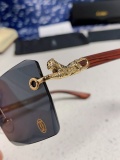Cartier 2026 Fashion Retro Versatile Frameless Leopard Glasses