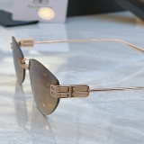 Balenciaga Couple Personalized Fashion Versatile Frameless Glasses Size: 61-17-145