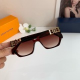 Louis Vuitton Couple Fashion Versatile Square Frame Sunglasses