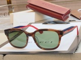 Gucci Fashion Versatile Square Frame Sunglasses Size: 53-18-145