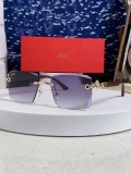 Cartier 2026 Fashion Retro Versatile Frameless Leopard Glasses