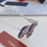 Cartier Fashion Versatile Square Frame Glasses Size: 59-16-145