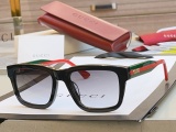 Gucci Fashion Versatile Square Frame Sunglasses Size: 53-18-145