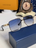 Louis Vuitton Fashion Retro Versatile Square Frame Sunglasses