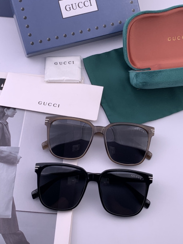 Gucci Couple Fashion Versatile Large Frame Polarized Sunglasses