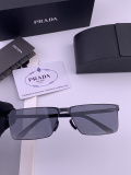 Prada Couple Fashion Versatile Square Frame Sunglasses