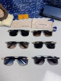 Louis Vuitton Fashion Retro Versatile Square Frame Sunglasses