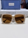 Gucci 2026 Women's Fashion Retro UV resistant Large Frame Polarized Sunglasses