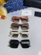 Dior 2026 Women's Fashion Sunscreen Square Frame Polarized Sunglasses
