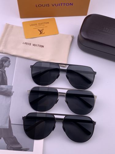Louis Vuitton Fashion Versatile Colorful Pilot Polarized Sunglasses